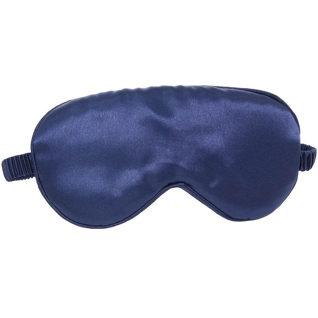 Ouch! Satin Blindfold in Navy Blue Bondage and Fetish > Pleasure Masks and Dress Up Play