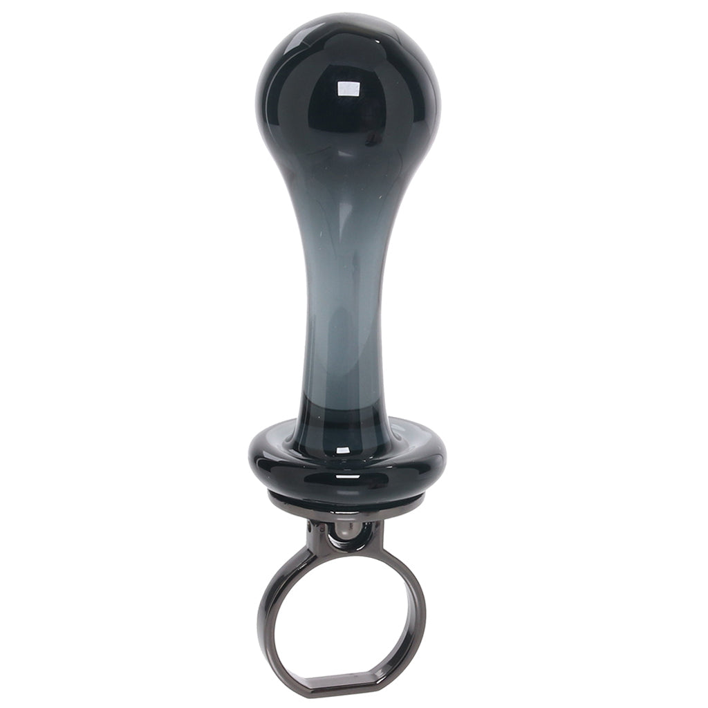 Gender X Blow Pop Glass Plug in Black Anal Sex Toys > Butt Plugs