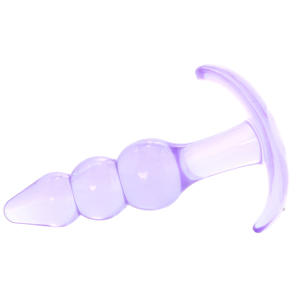 Jelly Rancher Ripple T Butt Plug in Purple Anal Sex Toys > Butt Plugs