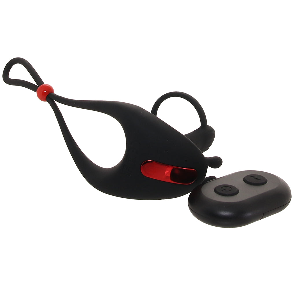 Cock Power Remote Control Cock Ring & Ball Cinch Cock Rings