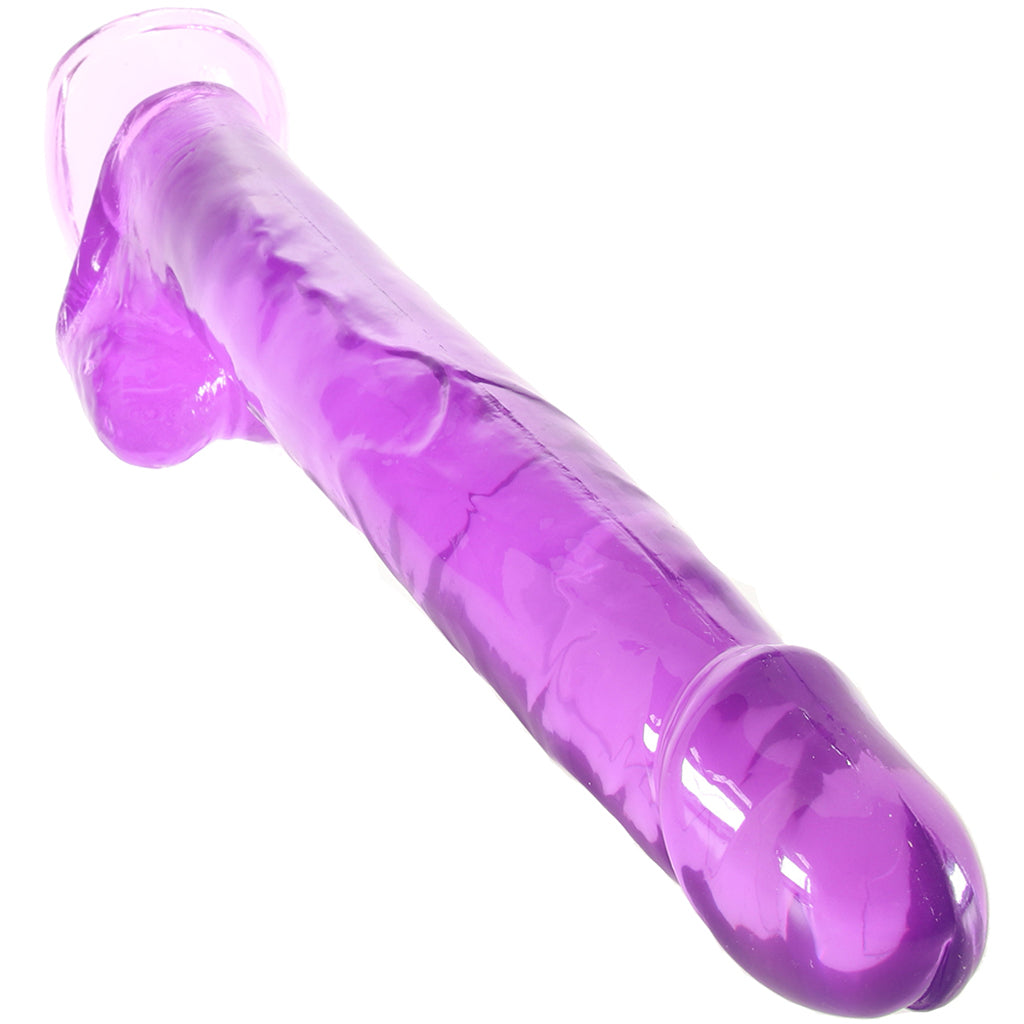 Size Queen 12 Inch Jelly Dildo in Purple Dildo Sex Toys > Realistic Dildos