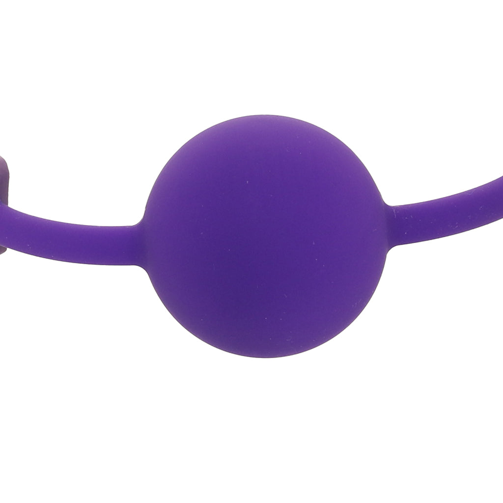 Ouch! Silicone Ball Gag in Purple Bondage and Fetish > Ball Gags & Mouth Restraints