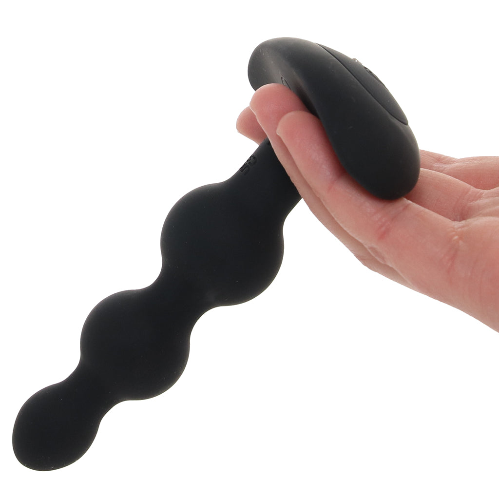 A-Play Beaded 5.5 Inch Anal Vibe in Black Anal Sex Toys > Anal Vibrators