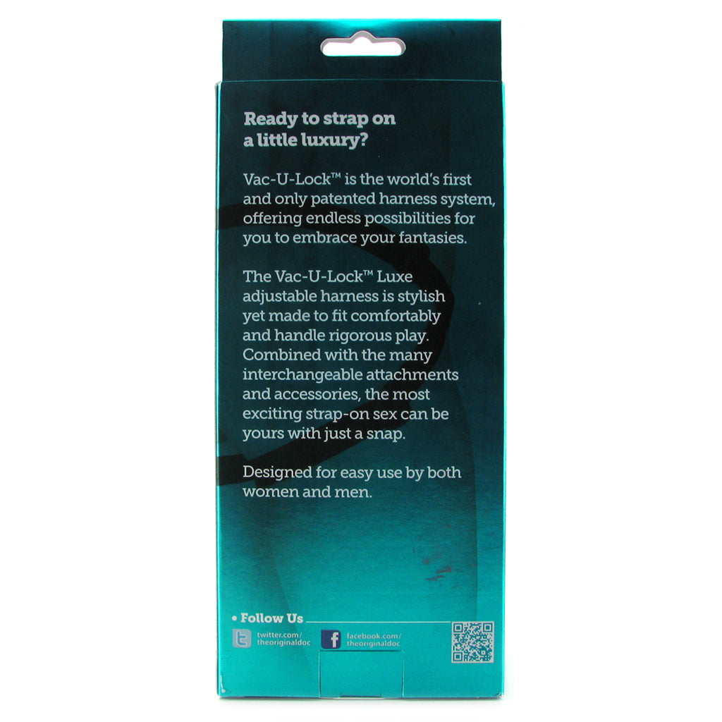 Platinum Edition Vac-U-Lock Luxe Harness with Plug Dildo Sex Toys > Strap-On and Harnesses