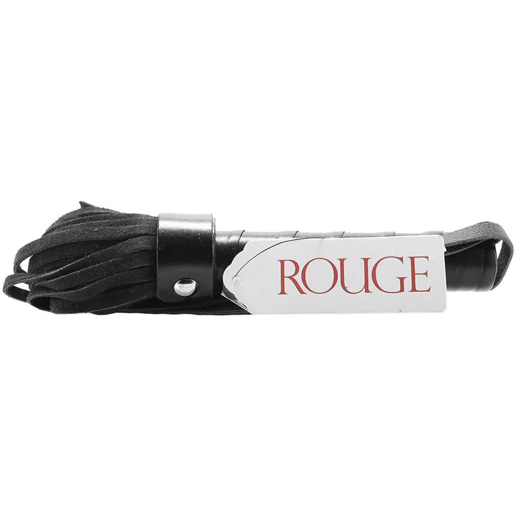 Short Suede Flogger in Black Bondage and Fetish > Whips and Crops