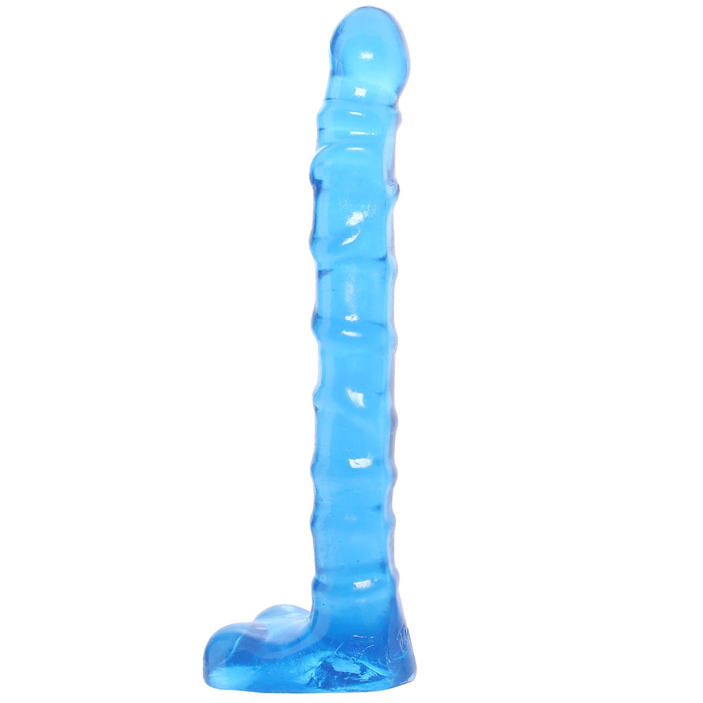 Raging Hard-Ons Slimline 9 Inch Ballsy in Blue Dildo Sex Toys > Anal Dildos