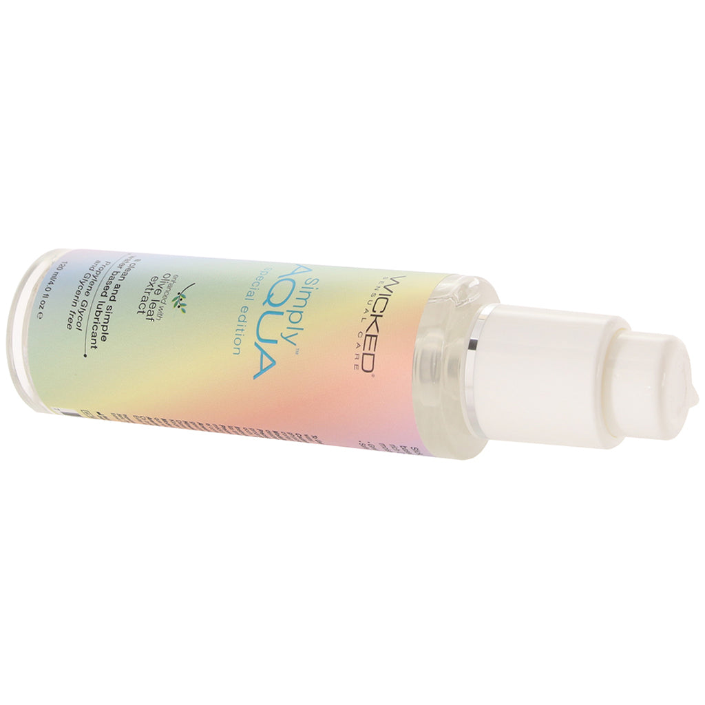 Simply Aqua Special Edition Lube 4oz/120ml Lubes and Lotions > Water Based Sex Lubes