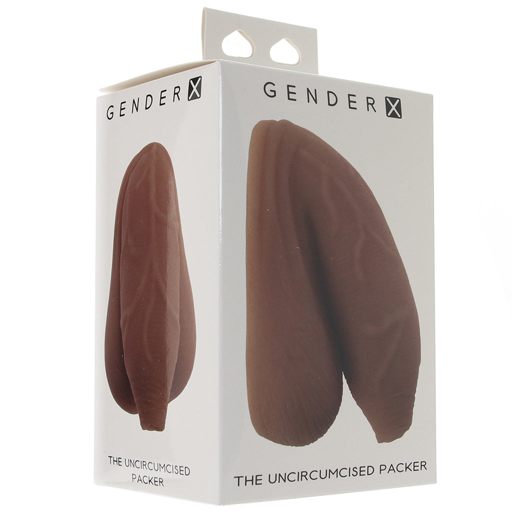 Gender X The Uncircumcised Packer in Dark Dildo Sex Toys > Realistic Dildos