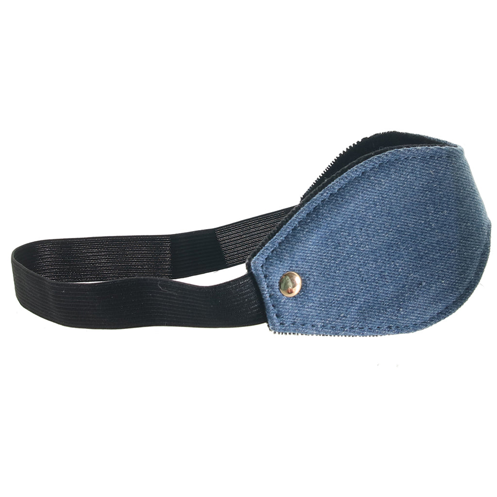 Ride 'Em Denim Eye Mask Bondage and Fetish > Pleasure Masks and Dress Up Play