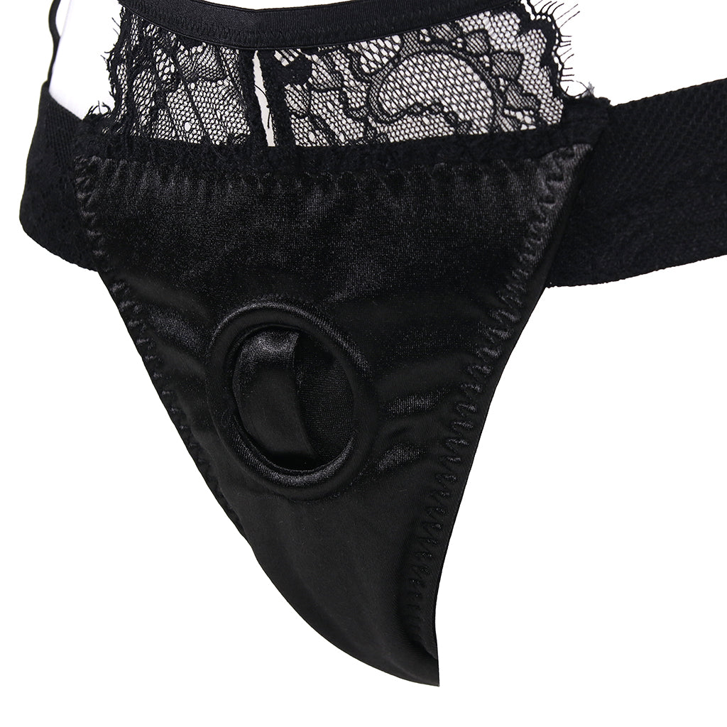 Bedroom Bliss Belle Panty Harness & Garter in Large Dildo Sex Toys > Strap-On and Harnesses