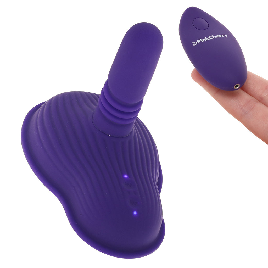 PinkCherry Thrust & Grind Hands-Free Vibe Thrusting Dildos & Vibrators