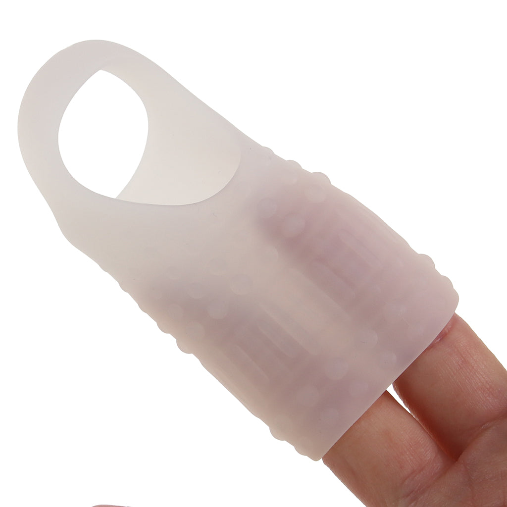 Basic Essentials Stimulation Enhancer Sleeve in Frosted Male Enhancement > Extenders and Sleeves