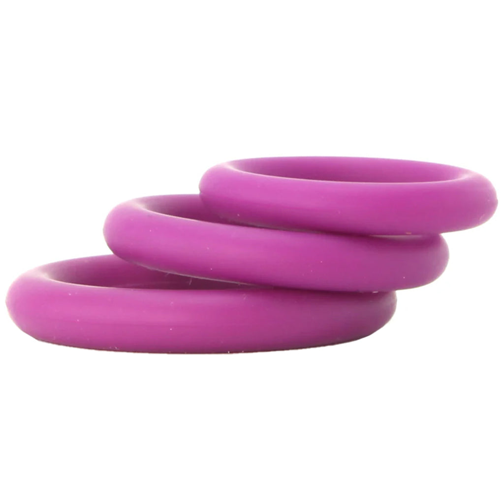 Silicone Cock Rings #2 in Purple Cock Rings