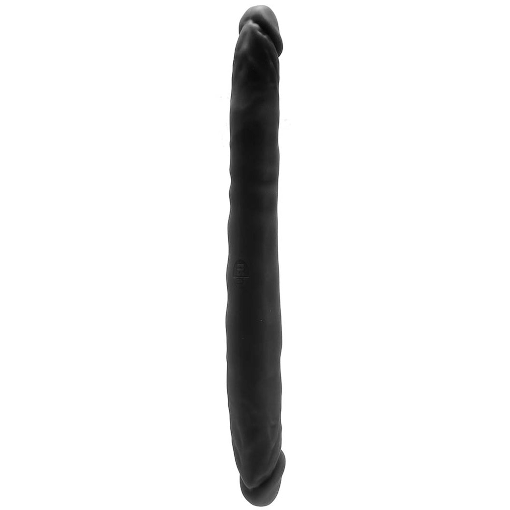 Colours Double Pleasure 12 Inch Dildo in Black Dildo Sex Toys > Double Ended Dildos
