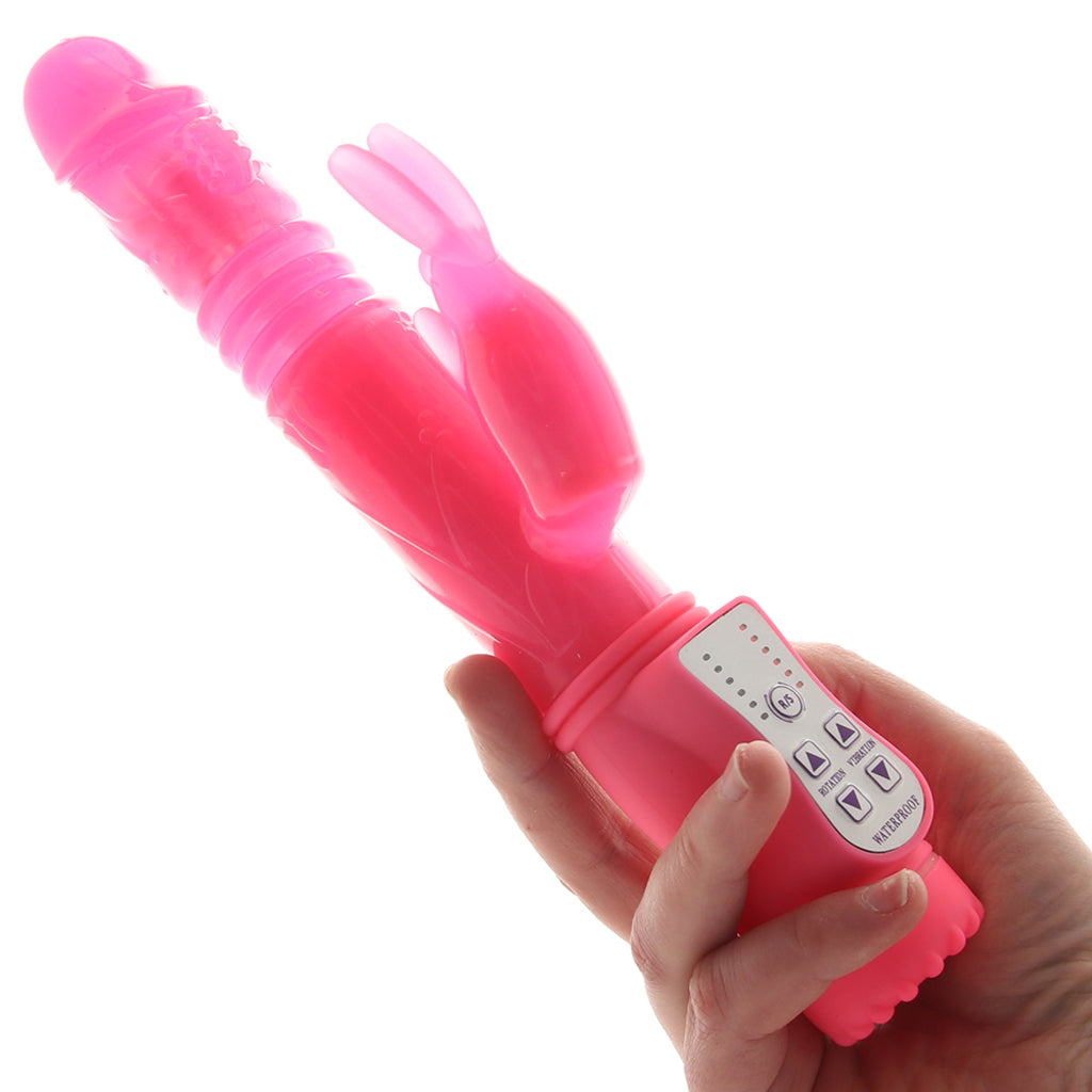 Firefly Thumper Glow in the Dark Rabbit Vibe in Pink Vibrators > Rabbit Vibrators