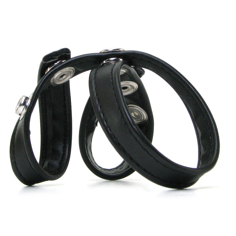Blue Line 8 Style Ball Divider Cock Rings