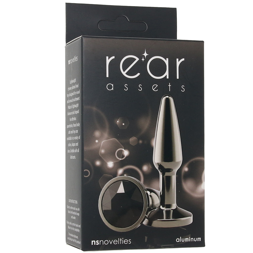 Rear Assets Small Tapered Butt Plug in Gunmetal Anal Sex Toys > Butt Plugs