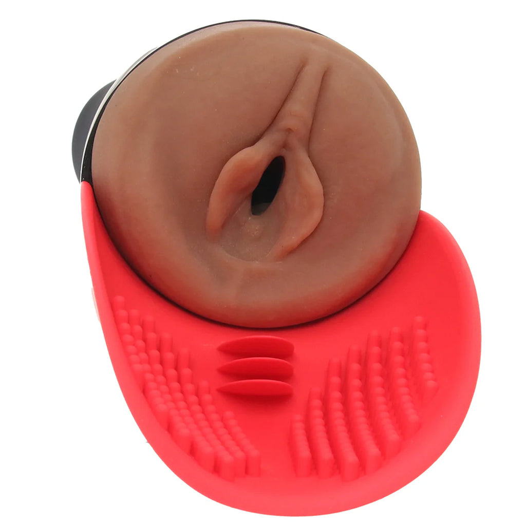 PDX Elite Fap-O-Matic Pro XL Suction Stroker in Brown Male Masturbators > Auto Strokers