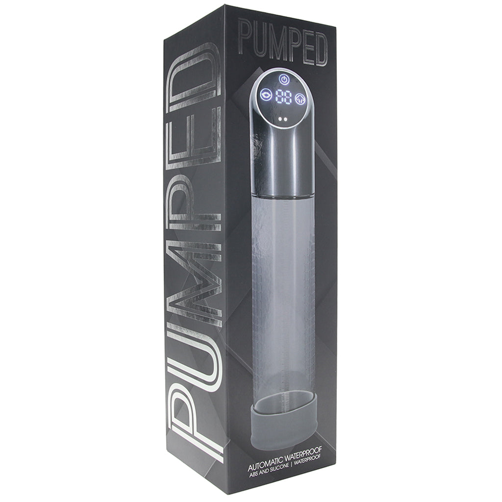 Pumped Automatic Waterproof Penis Pump in Grey Male Enhancement > Penis Pumps