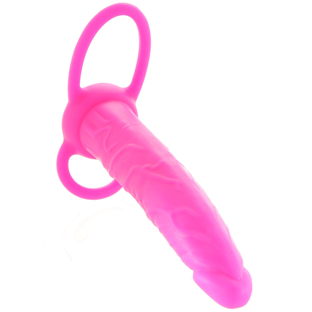 Silicone Love Rider Dual Penetrator in Pink Dildo Sex Toys > Anal Dildos