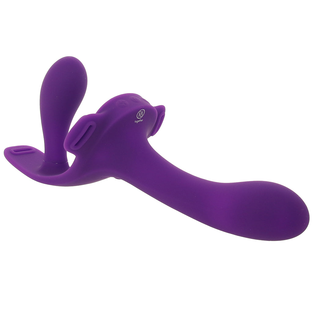 Together Lock-In Vibrating Strap-On Set Dildo Sex Toys > Strap-On and Harnesses