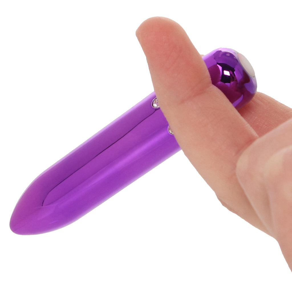 Crystal High Intensity Bullet Vibe in Purple Vibrators > Bullet and Egg Vibrators