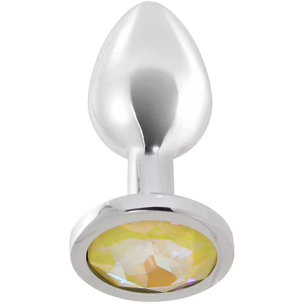 Rear Assets Small Yellow Gem Plug Anal Sex Toys > Butt Plugs