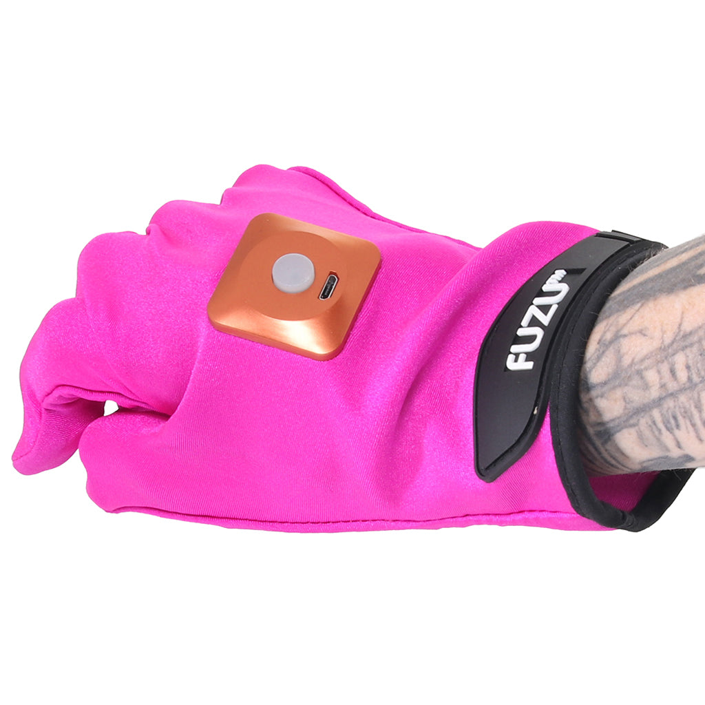 Fuzu Vibrating Small Massage Gloves in Pink Vibrators > Clitoral Stimulators