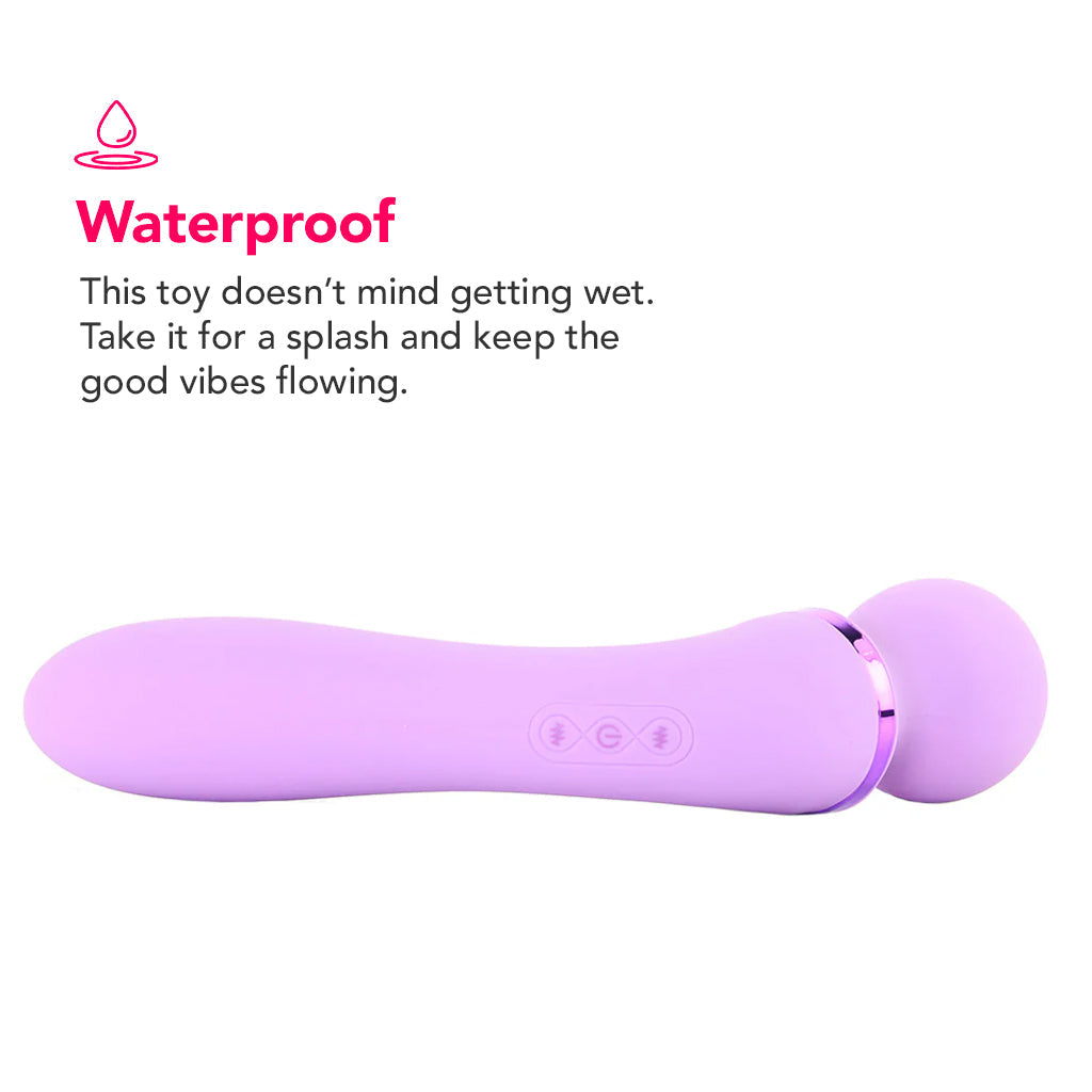 Fantasy For Her Duo Wand Massage-Her in Purple Vibrators > Wands