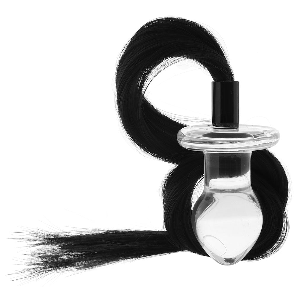 gläs Horse Tail Butt Plug Anal Sex Toys > Butt Plugs