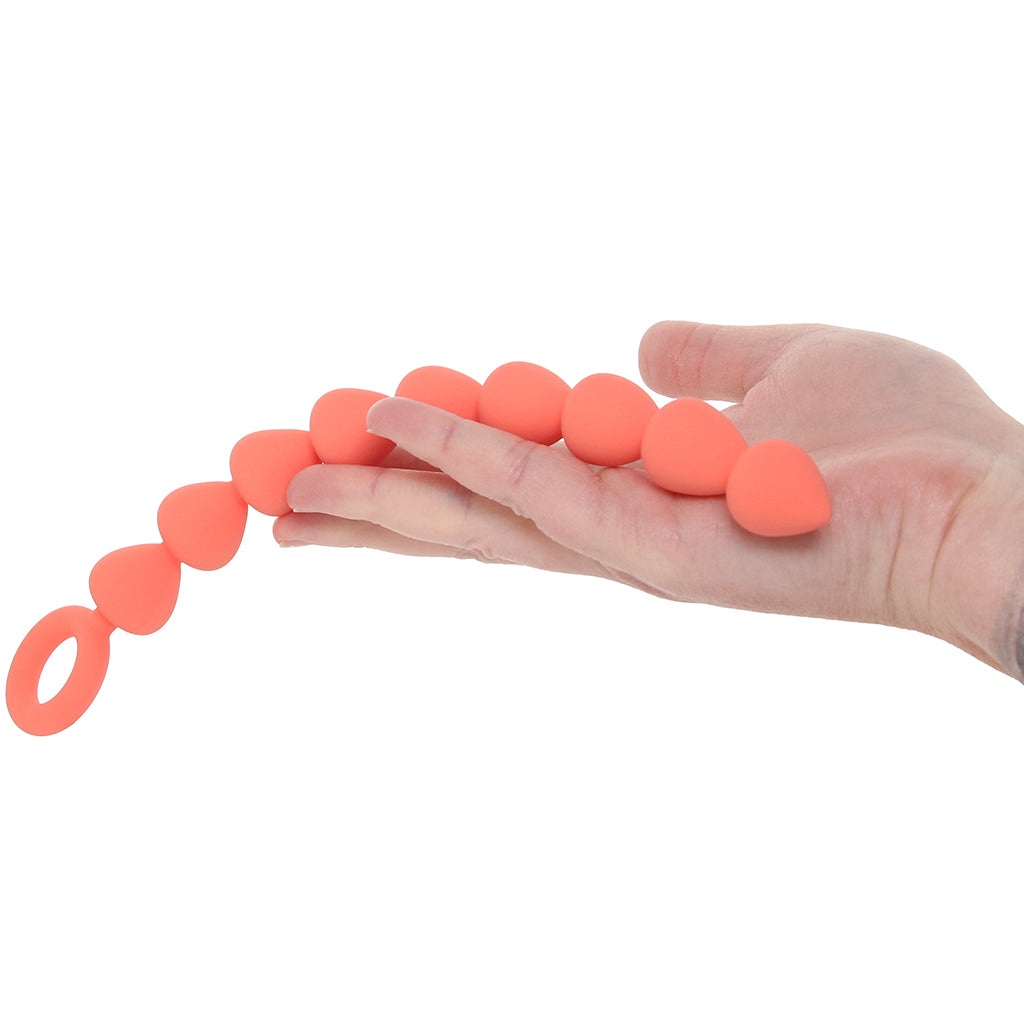S&M Peaches 'n CreaMe Silicone Anal Beads Anal Sex Toys > Anal Beads