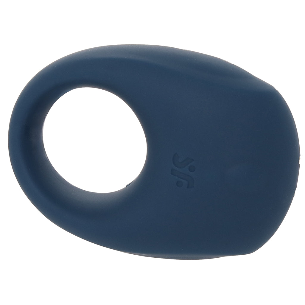 Satisfyer Strong One Ring Vibe in Blue Cock Rings