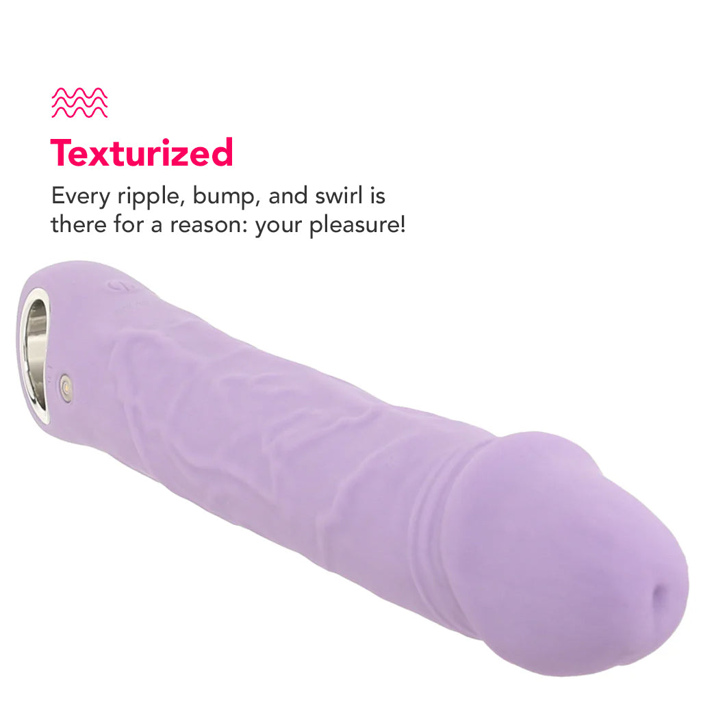 Large Purple Fantasy Vibe Vibrators > Realistic Vibrator Dildos