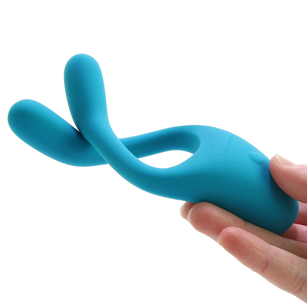 Tryst V2. Multi-Erogenous Silicone Vibe in Teal Vibrators > Clitoral Stimulators