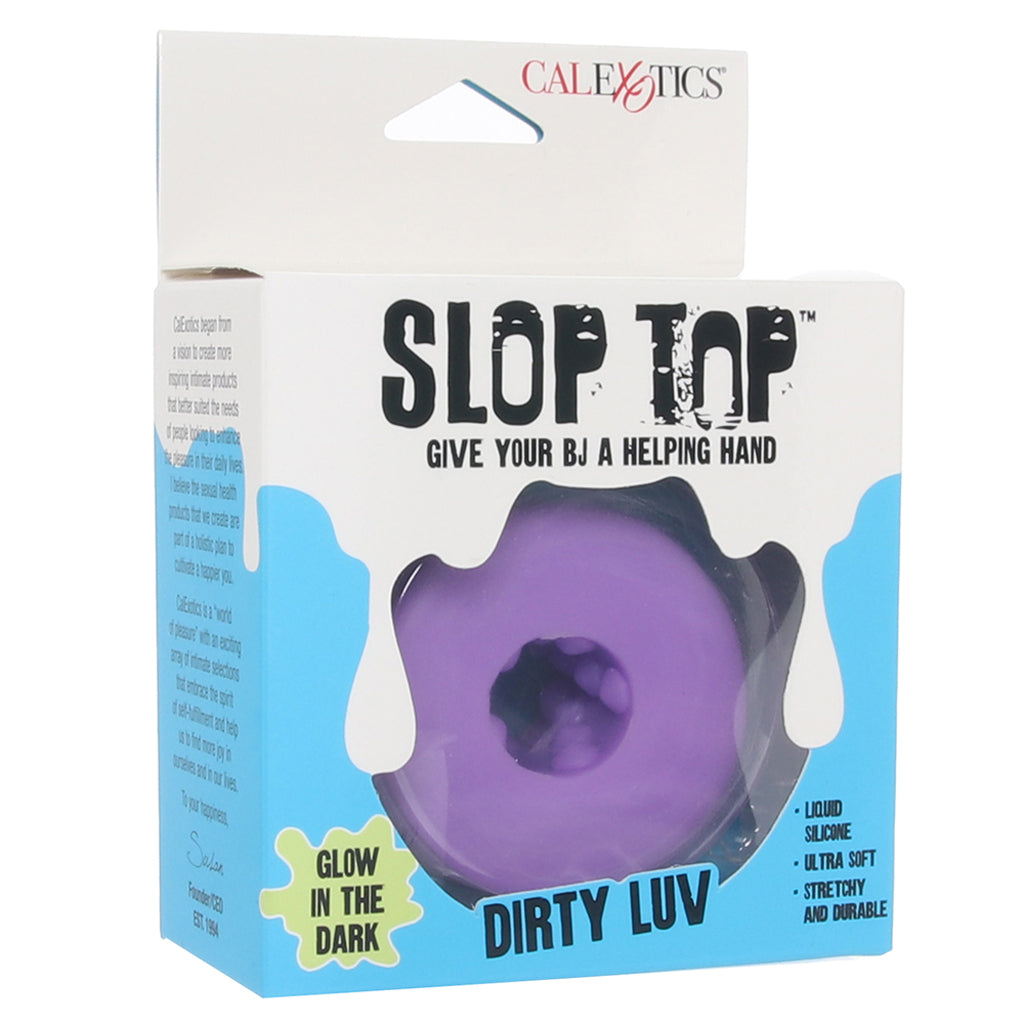 Slop Top Dirty Luv Glow-In-The-Dark Stroker Ring Male Masturbators > Pocket Strokers