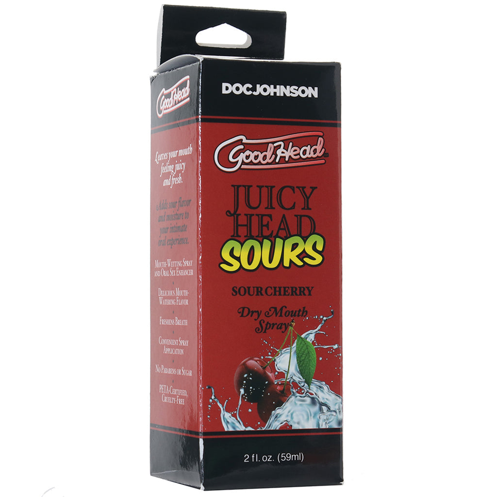 GoodHead Juicy Head Sours Mouth Spray 2oz/59ml in Cherry Lubes and Lotions > Flavored Sex Lubes