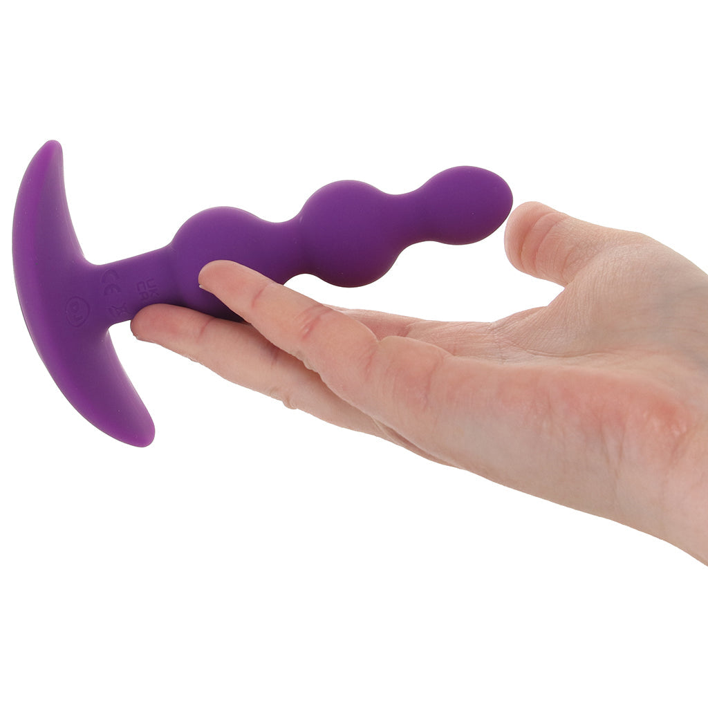 A-Play Beaded 5.5 Inch Anal Vibe in Purple Anal Sex Toys > Anal Vibrators