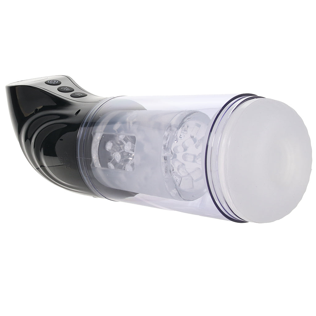 Pumped StrokeMate Auto Stroker in Black Male Masturbators > Auto Strokers