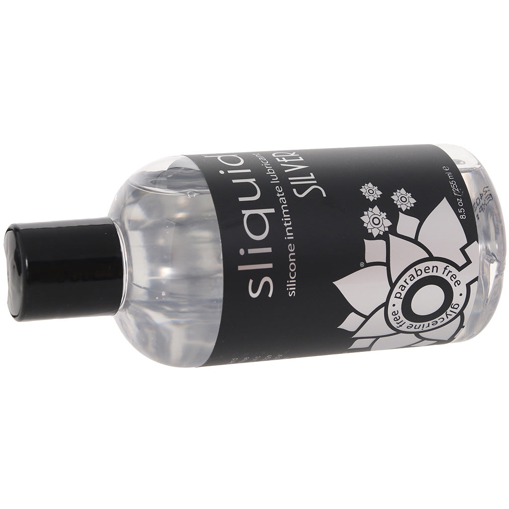 Silver Silicone Intimate Lubricant in 8.5oz/255ml Lubes and Lotions > Silicone Based Sex Lubes