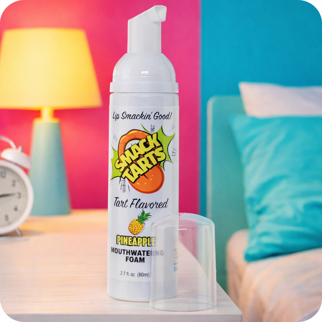 Smack Tarts Mouthwatering Foam 2.7oz/80ml in Pineapple Lubes and Lotions > Flavored Sex Lubes