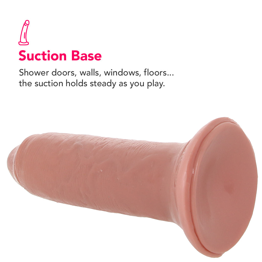 King Cock 6 Inch Slide-Skin Uncut Cock in Vanilla Dildo Sex Toys > Realistic Dildos