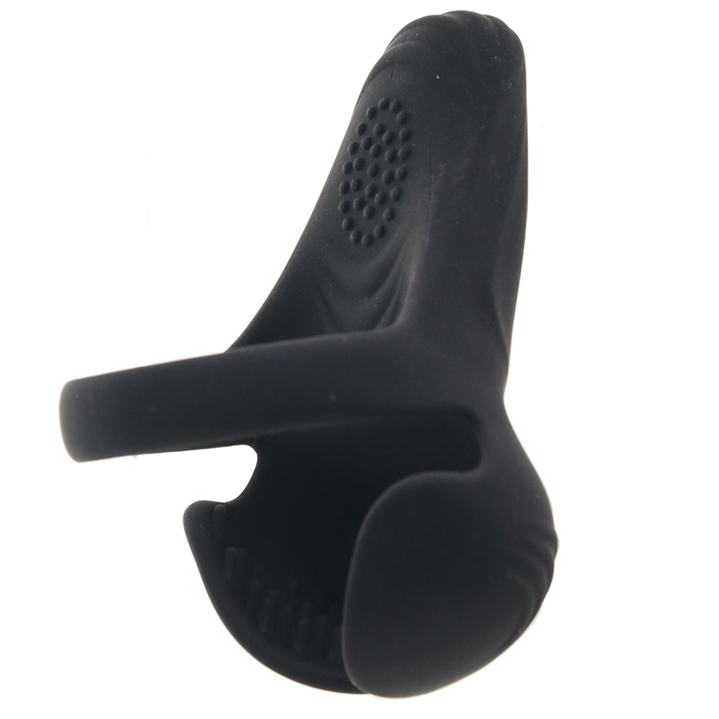 Trinity Men Cock & Ball Ring With Taint Stim Cock Rings