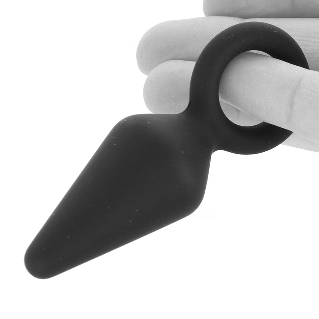 Anal Adventures Platinum Loop Plug in Small Anal Sex Toys > Butt Plugs
