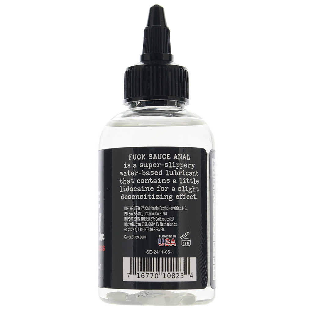 F**k Sauce Anal Numbing Lube 4oz/120ml Lubes and Lotions > Anal Sex Lubes