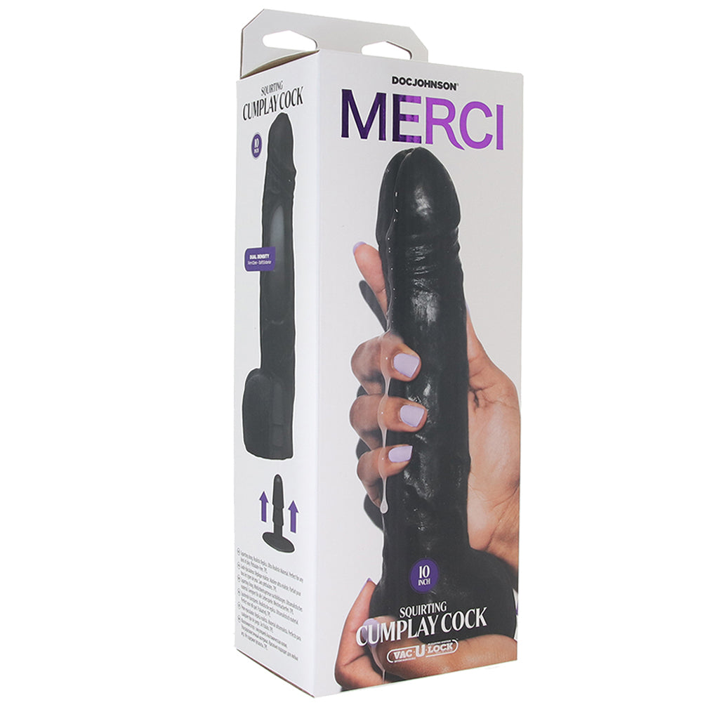 Merci 10 Inch Squirting Cumplay ULTRASKYN Cock Dildo Sex Toys > Realistic Dildos