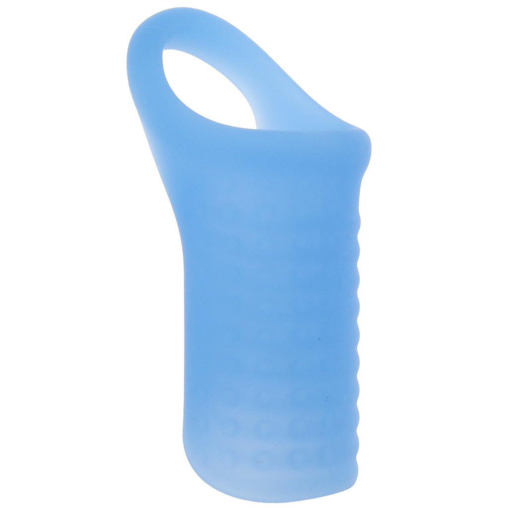 Basic Essentials Stimulation Enhancer Sleeve in Blue Male Enhancement > Extenders and Sleeves