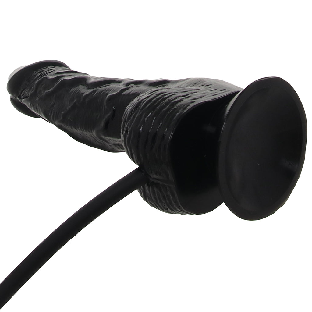 Size Up 6 Inch Inflatable Dildo with Balls Dildo Sex Toys > Realistic Dildos
