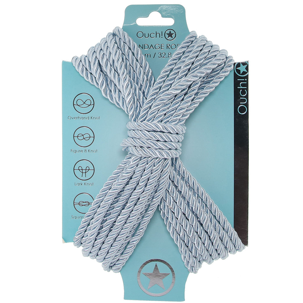 Ouch! 32.8'/10m Bondage Rope in Powder Blue Bondage and Fetish > Restraints