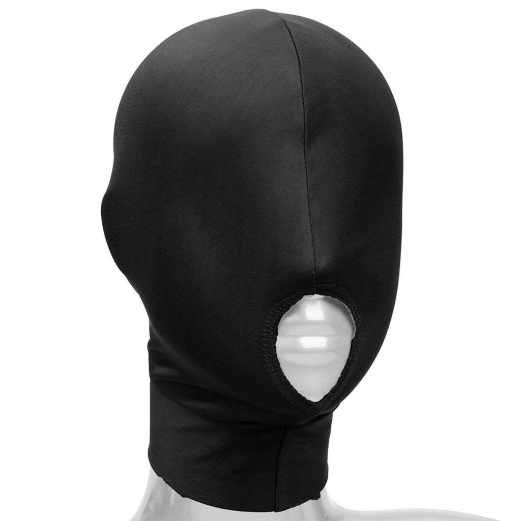 Boundless Open Mouth Hood Bondage and Fetish > Pleasure Masks and Dress Up Play