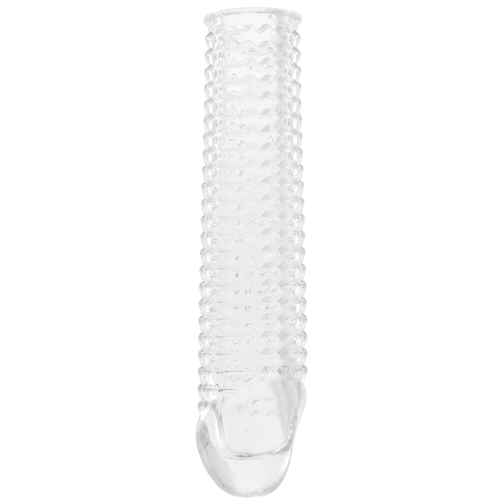 Blue Line 6.5 Inch Clear Textured Extension Sleeve Male Enhancement > Extenders and Sleeves